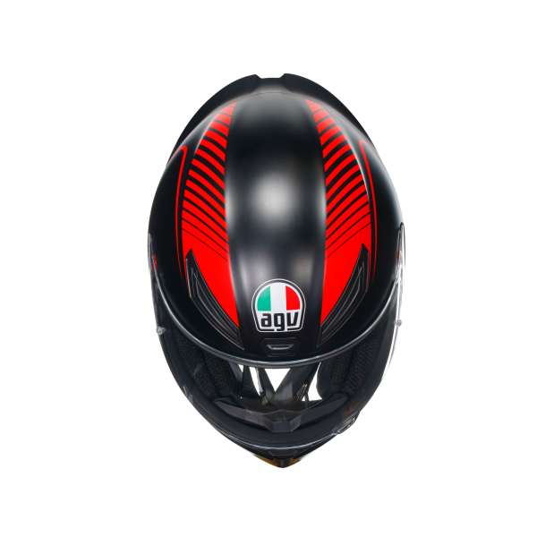 AGV-K1 S E2206 - WARMUP BLACK/RED – Image 7