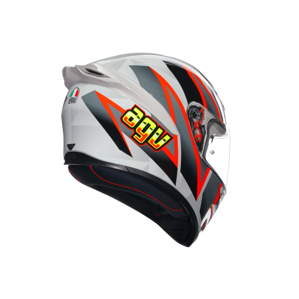 AGV-K1 S E2206 - BLIPPER GREY/RED – Image 5