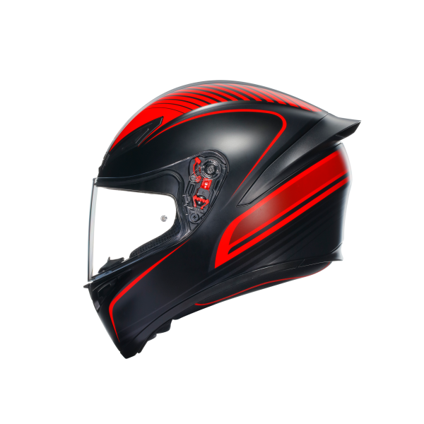 AGV-K1 S E2206 - WARMUP BLACK/RED – Image 4