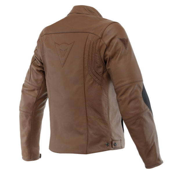 RAZON 2 LEATHER JACKET TOBACCO