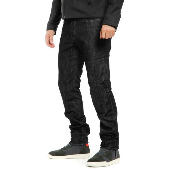 DAINESE-DENIM REGULAR TEX PANTS BLACK