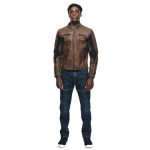 RAZON 2 LEATHER JACKET TOBACCO