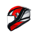 AGV K6 S E2206 - HYPHEN BLACK/RED/WHITE