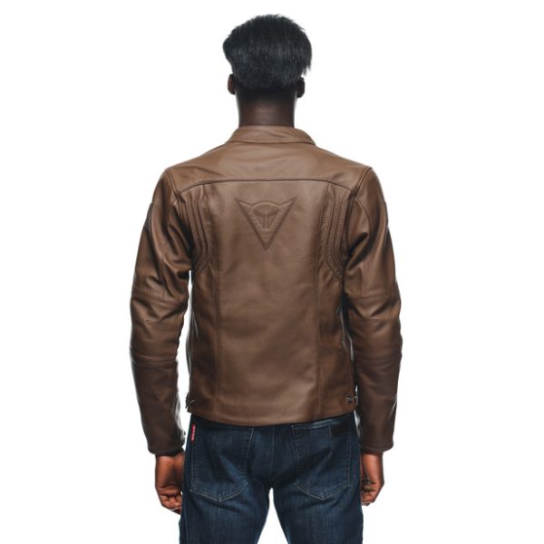 RAZON 2 LEATHER JACKET TOBACCO