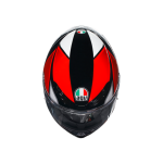 AGV K6 S E2206 - HYPHEN BLACK/RED/WHITE