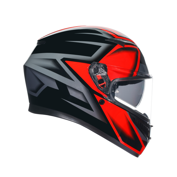 AGV K3 E2206 - COMPOUND BLACK/RED – Image 7