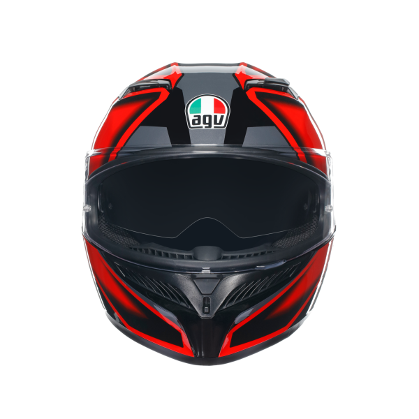 AGV K3 E2206 - COMPOUND BLACK/RED – Image 5
