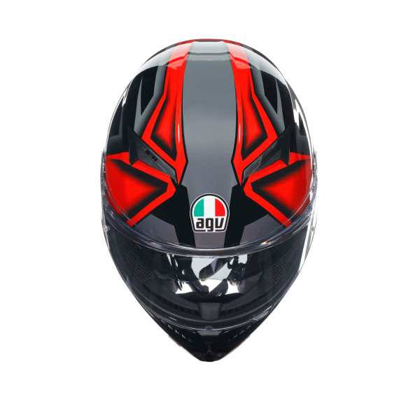 AGV K3 E2206 - COMPOUND BLACK/RED – Image 4