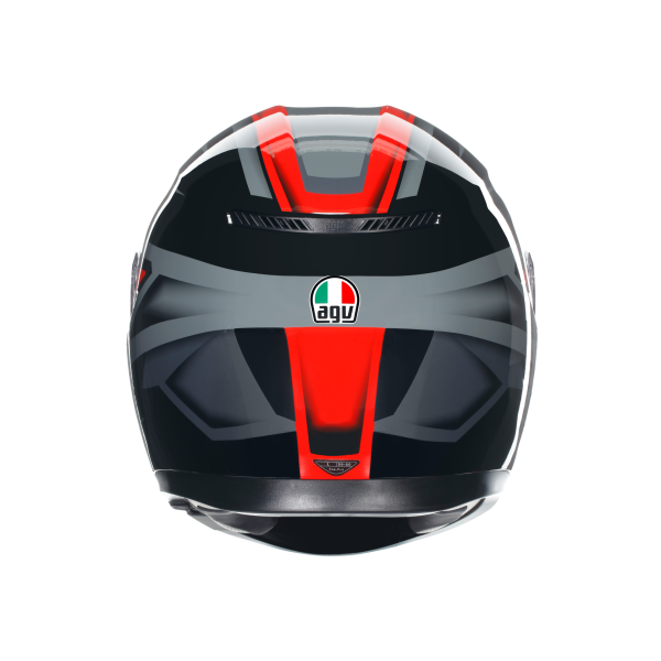 AGV K3 E2206 - COMPOUND BLACK/RED – Image 3