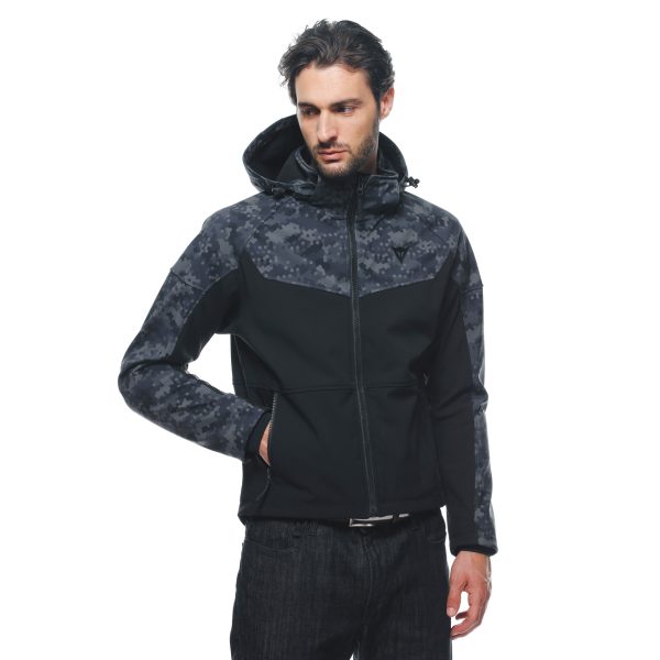 DAINESE-IGNITE TEX JACKET BLACK/CAMO-GRAY – Image 3