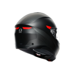AGV - TOURMODULAR AGV E2206 - MULTI MPLK - FREQUENCY MATT GUNMETAL/RED