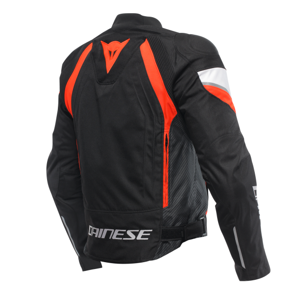 AVRO 5 TEX JACKET - BLACK RED FLUO WHITE – Image 2