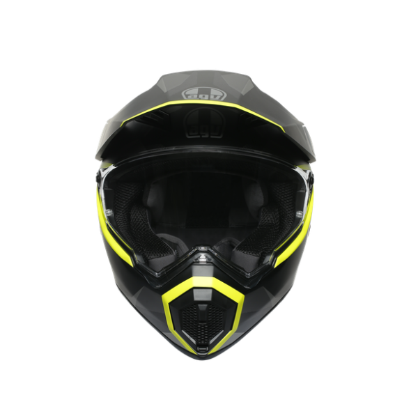 AGV AX9 MULTI E2205 - SIBERIA MATT BLACK/YELLOW FLUO – Image 7