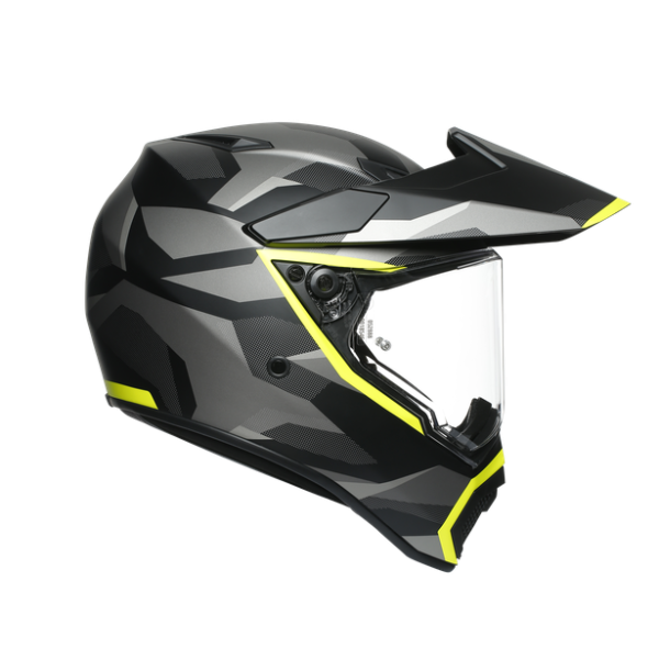 AGV AX9 MULTI E2205 - SIBERIA MATT BLACK/YELLOW FLUO – Image 6
