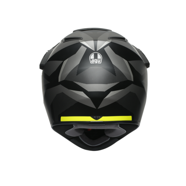 AGV AX9 MULTI E2205 - SIBERIA MATT BLACK/YELLOW FLUO – Image 3