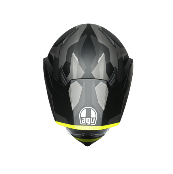 AGV AX9 MULTI E2205 - SIBERIA MATT BLACK/YELLOW FLUO – Image 2