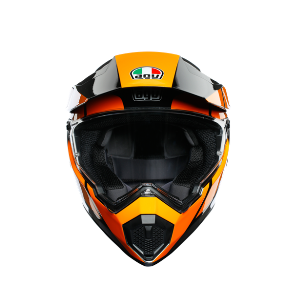 AGV AX9 MULTI E2205 - TRAIL GUNMETAL/ORANGE – Image 7