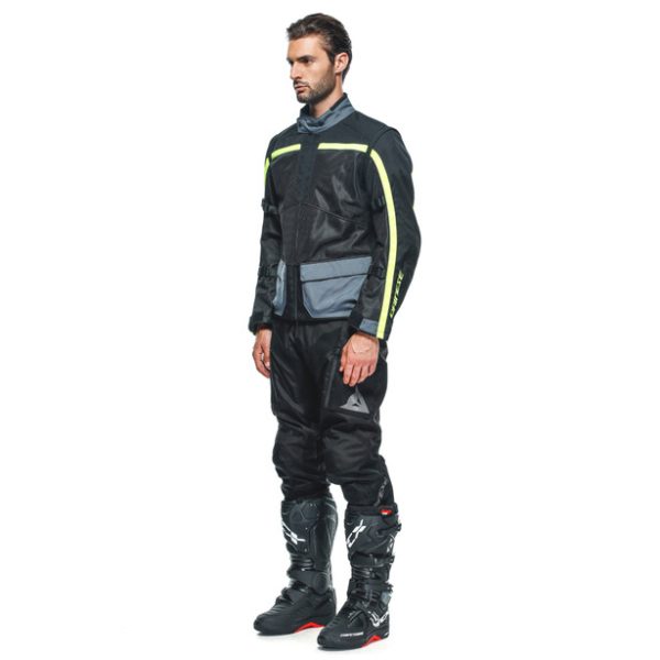OUTLAW TEX JACKET BLACK/BLACK/EBONY/FLUO-YELLOW – Image 4
