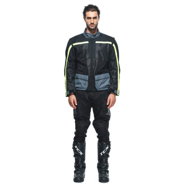 OUTLAW TEX JACKET BLACK/BLACK/EBONY/FLUO-YELLOW – Image 5