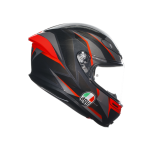 AGV K6 S E2206 - SLASHCUT BLACK/GREY/RED