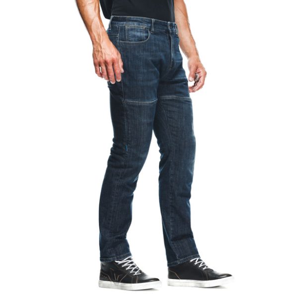 DAINESE-DENIM BLAST REGULAR TEX PANTS DARCK BLUE