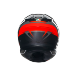 AGV K6 S E2206 - SLASHCUT BLACK/GREY/RED