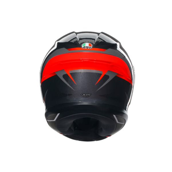 AGV K6 S E2206 - SLASHCUT BLACK/GREY/RED