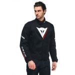 VELOCE D-DRY JACKET BLACK/WHITE/LAVA-RED