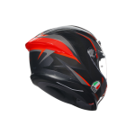 AGV K6 S E2206 - SLASHCUT BLACK/GREY/RED