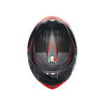AGV K6 S E2206 - SLASHCUT BLACK/GREY/RED