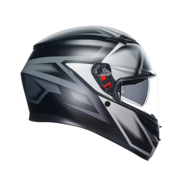 AGV K3 E2206 - COMPOUND MATT BLACK/GREY – Image 3