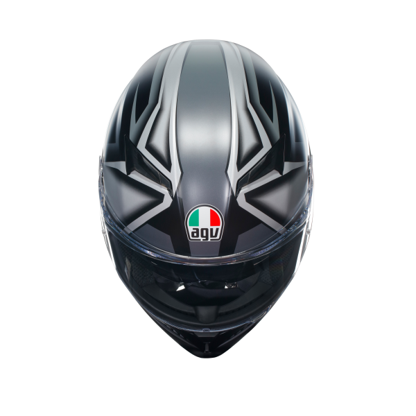 AGV K3 E2206 - COMPOUND MATT BLACK/GREY – Image 6