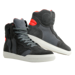 DAINESE-METROPOLIS D-WP SHOES CARBON/FLUO-RED