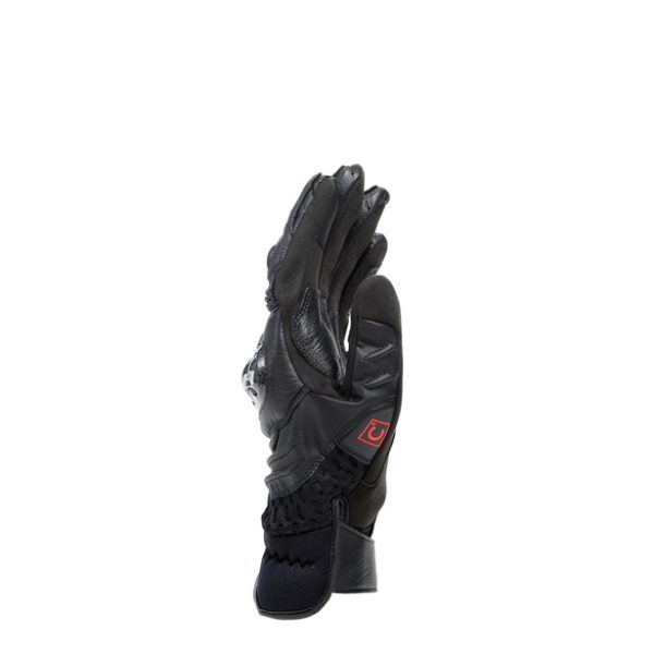 DAINESE - CARBON 4 SHORT LEATHER GLOVES - BLACK/BLACK
