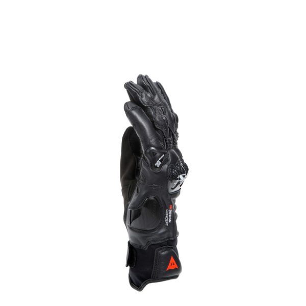 DAINESE - CARBON 4 SHORT LEATHER GLOVES - BLACK/BLACK