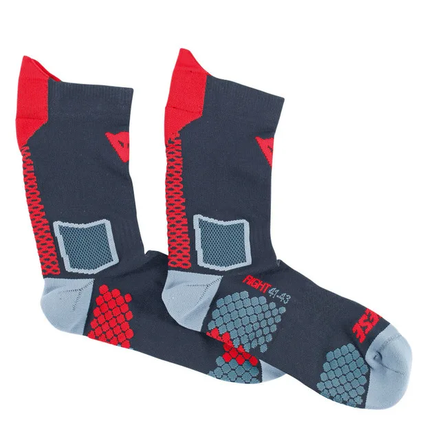 DAINESE - D CORE MID SOCK BLACK/RED