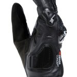 DAINESE - CARBON 4 SHORT LEATHER GLOVES - BLACK/BLACK