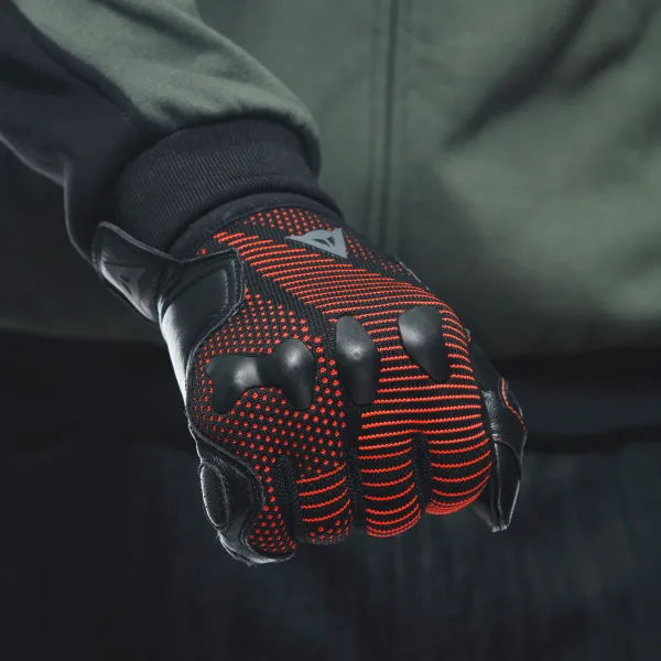 DAINESE-UNRULY ERGO-TEK GLOVES-BLACK/FLUO-RED – Image 14