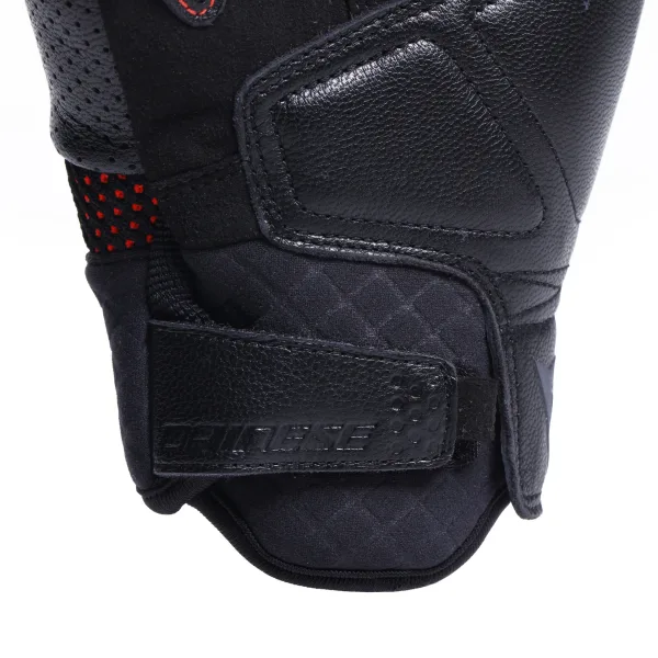 DAINESE-UNRULY ERGO-TEK GLOVES-BLACK/FLUO-RED – Image 9