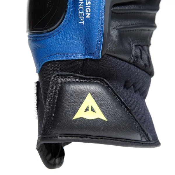 DAINESE - CARBON 4 SHORT LEATHER GLOVES RACING-BLUE/BLACK/FLUO-YELLOW – Image 13