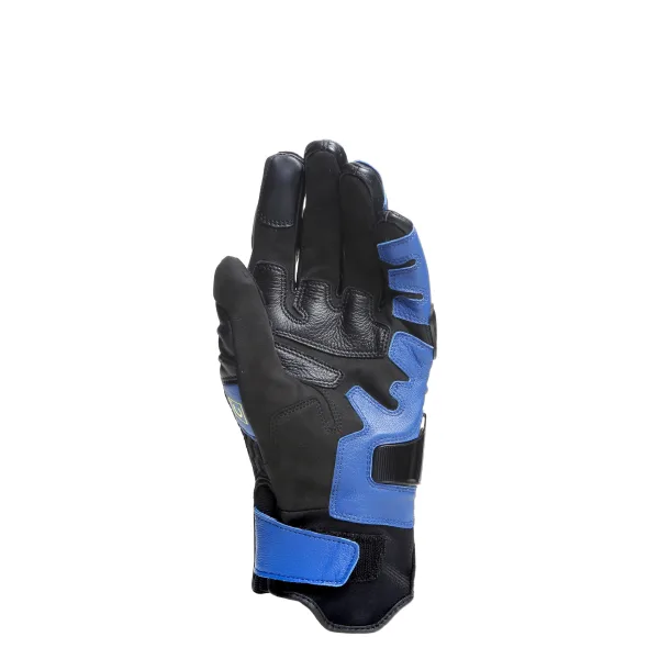 DAINESE - CARBON 4 SHORT LEATHER GLOVES RACING-BLUE/BLACK/FLUO-YELLOW – Image 3