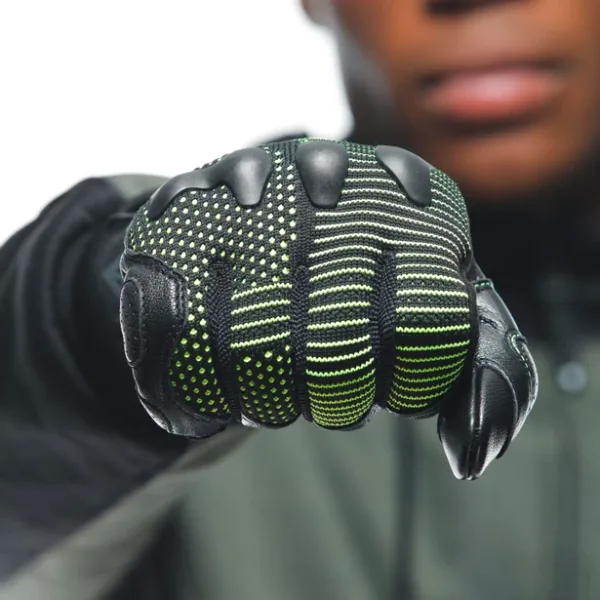 DAINESE-UNRULY ERGO-TEK GLOVES-ANTHRACITE/ACID-GREEN – Image 4